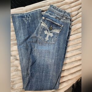 Stylish Blue Denim Women's Jeans Rock N Roll